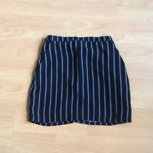 striped skirt